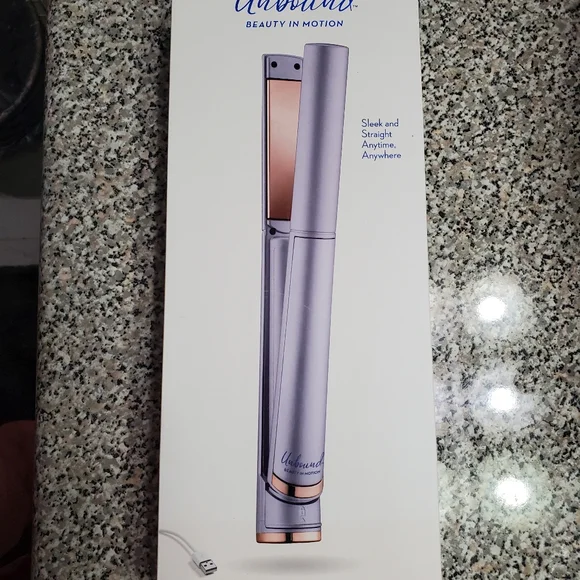New still in box Cordless flat Iron Unbound Brand